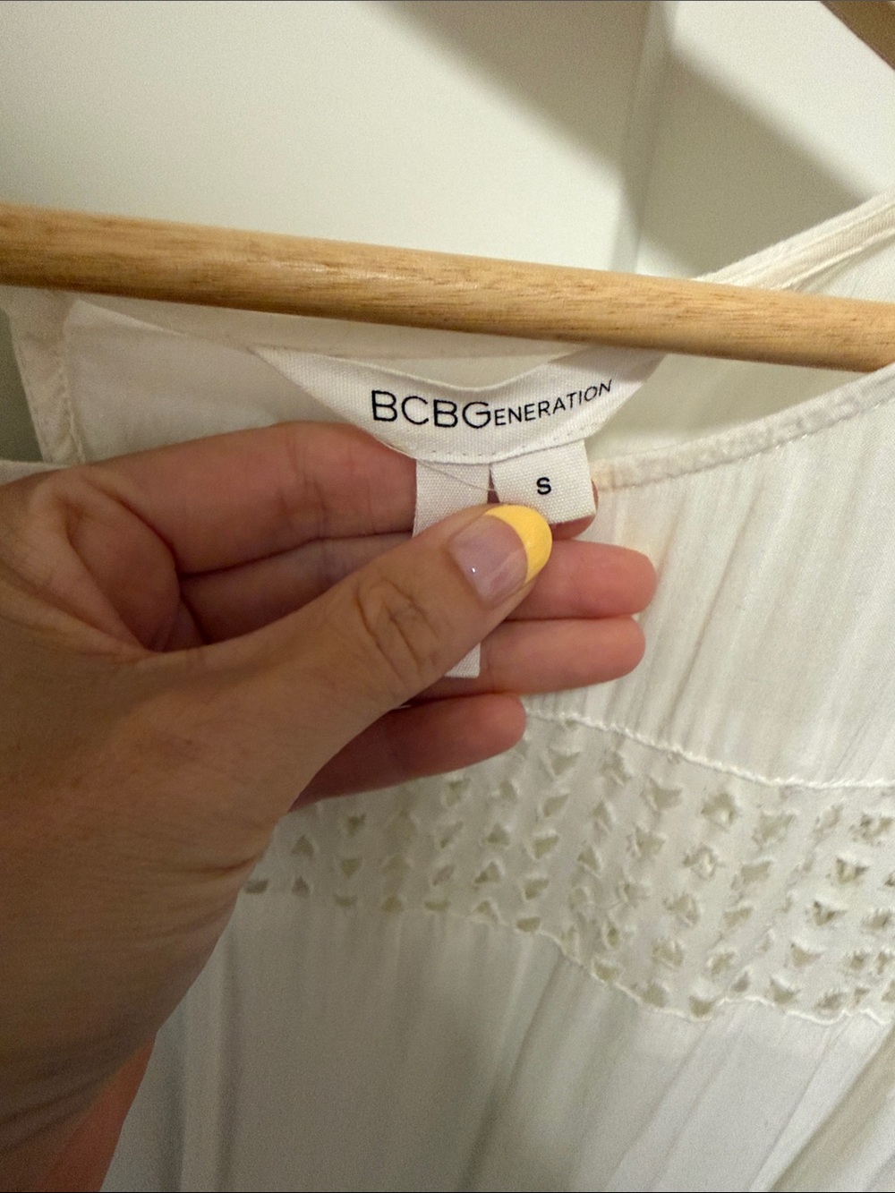 BCBGeneration White Dress S